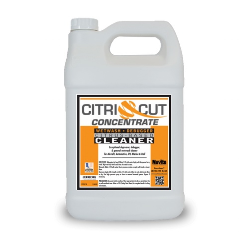 CitriCut Concentrate Wet Wash, Debugger and Citrus Based Cleaner- Nuvite