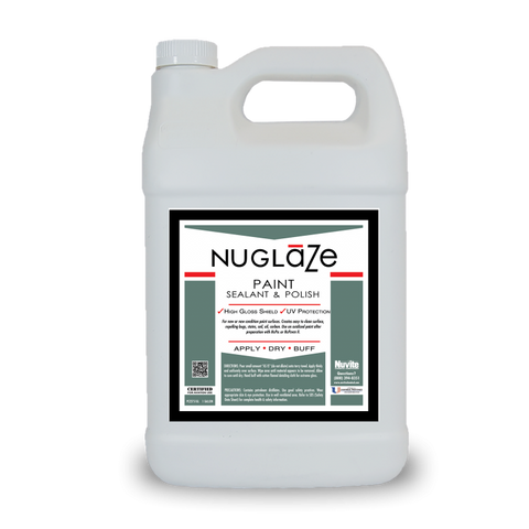 NuGlaze Paint Glosser & UV Protectant, w/PolyFluoro Sealant 1 Gallon - Nuvite