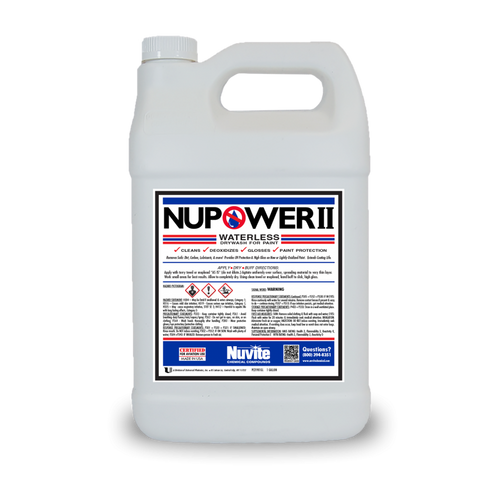 NuPower II Waterless Cleaning Aircraft Dry Wash/Polish Paint Protectant