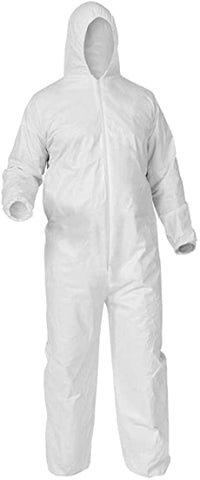 Uline Deluxe Coverall with Hood - 5 pk