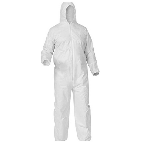 Uline Deluxe Coverall with Hood - 5 pk