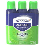 Microban 24-Hour Disinfectant Sanitizing Spray, Fresh Scent (15 oz., 3 pk.)